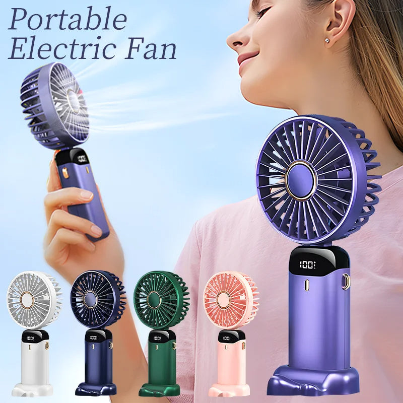 Portable USB Rechargeable Mini Handheld Fan AtoZChoices