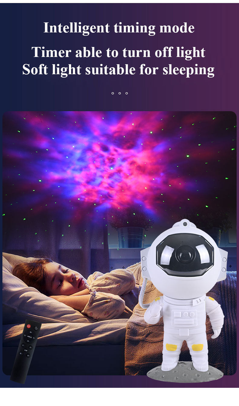 Astronaut Galaxy Star Projector Night Light AtoZChoices