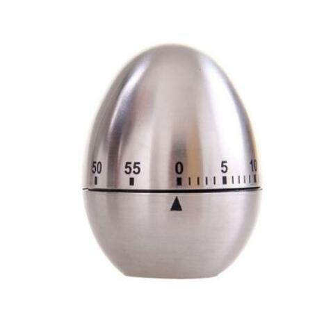 Steel Egg-Shaped Kitchen Timer AtoZChoices