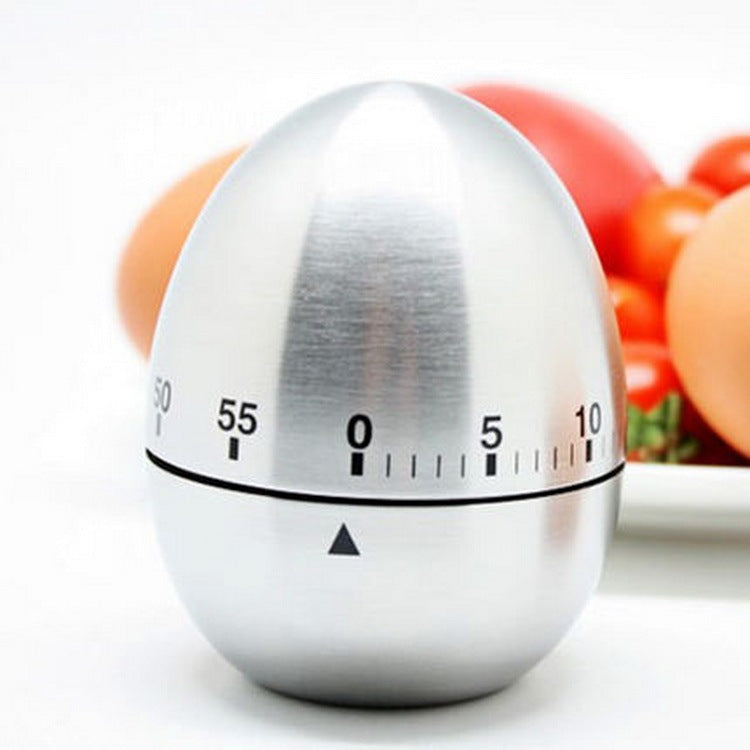 Steel Egg-Shaped Kitchen Timer AtoZChoices