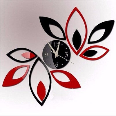 Modern 3D Leaf Wall Clock AtoZChoices