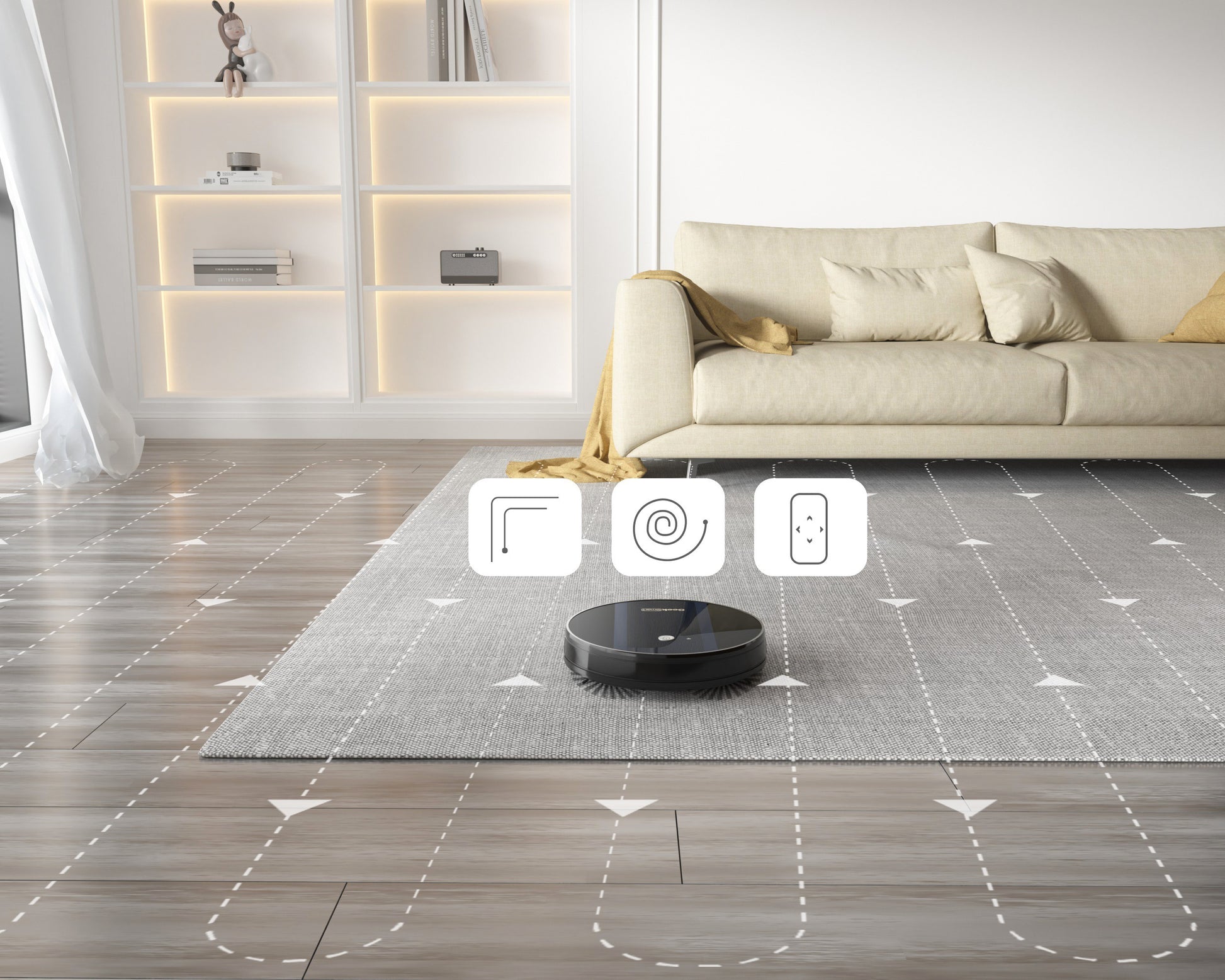 Geek Smart Robot Vacuum Cleaner AtoZChoices